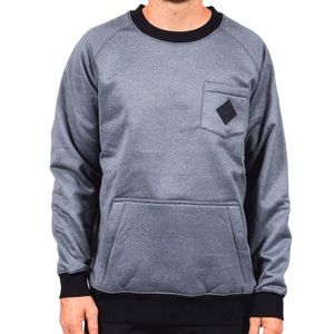 The Compass Crew Gray Pull Over Sweater